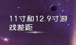 11寸和12.9寸游戏差距