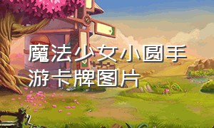 魔法少女小圆手游卡牌图片