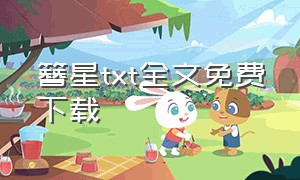 簪星txt全文免费下载