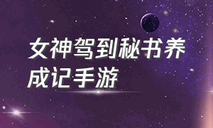 女神驾到秘书养成记手游