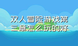 双人冒险游戏第三章怎么玩的好