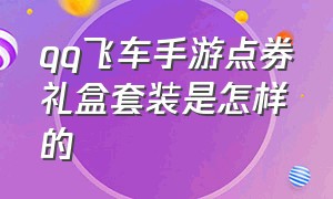 qq飞车手游点券礼盒套装是怎样的