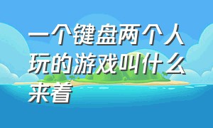 一个键盘两个人玩的游戏叫什么来着