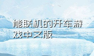 能联机的开车游戏中文版