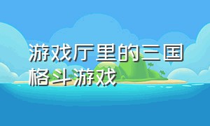 游戏厅里的三国格斗游戏