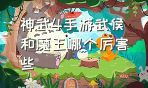 神武4手游武侯和魔王哪个厉害些