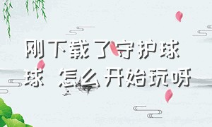 刚下载了守护球球 怎么开始玩呀