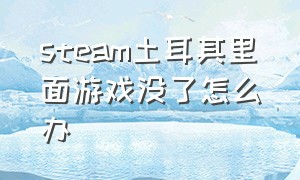 steam土耳其里面游戏没了怎么办