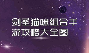 剑圣猫咪组合手游攻略大全图