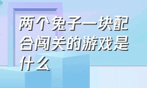 两个兔子一块配合闯关的游戏是什么