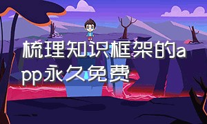 梳理知识框架的app永久免费