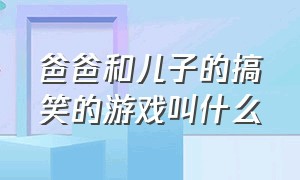 爸爸和儿子的搞笑的游戏叫什么