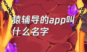 猿辅导的app叫什么名字