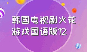 韩国电视剧火花游戏国语版12