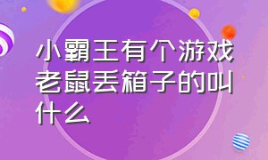 小霸王有个游戏老鼠丢箱子的叫什么