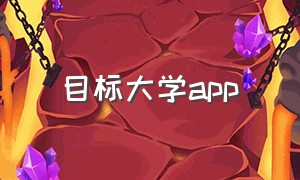 目标大学app