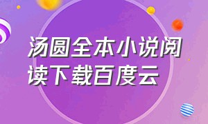 汤圆全本小说阅读下载百度云