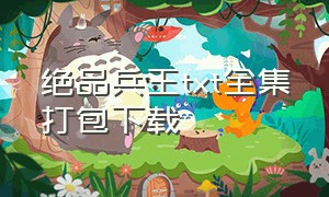 绝品兵王txt全集打包下载