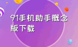 91手机助手概念版下载