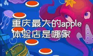 重庆最大的apple体验店是哪家