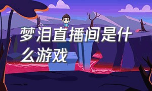 梦泪直播间是什么游戏