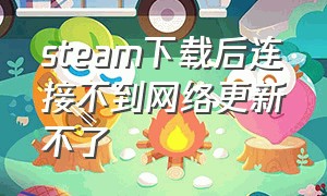 steam下载后连接不到网络更新不了