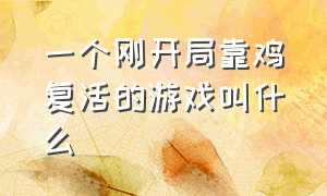 一个刚开局靠鸡复活的游戏叫什么