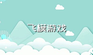 飞模游戏