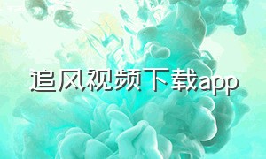 追风视频下载app