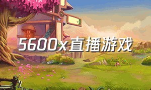 5600x直播游戏