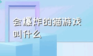 会爆炸的猫游戏叫什么