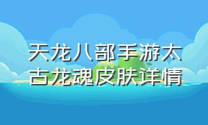 天龙八部手游太古龙魂皮肤详情