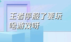 王者停服了要玩啥游戏呀