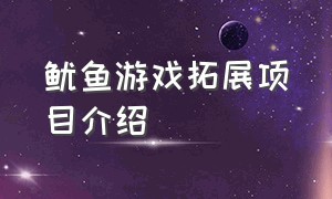 鱿鱼游戏拓展项目介绍