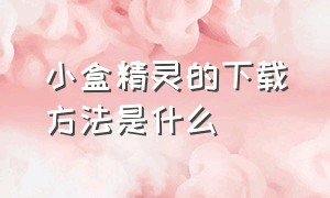 小盒精灵的下载方法是什么