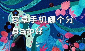 安卓手机哪个分身app好