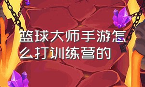 篮球大师手游怎么打训练营的