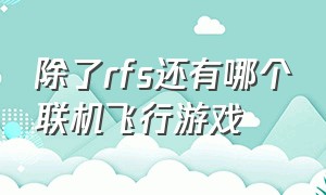 除了rfs还有哪个联机飞行游戏