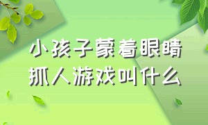 小孩子蒙着眼睛抓人游戏叫什么