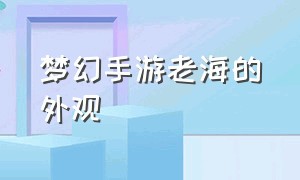 梦幻手游老海的外观