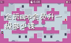 会玩app会员升一级多少钱