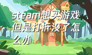 steam想买游戏但是打折没了怎么办