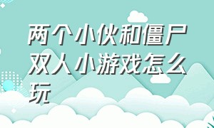 两个小伙和僵尸双人小游戏怎么玩