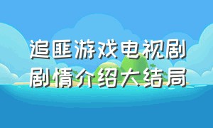 追匪游戏电视剧剧情介绍大结局