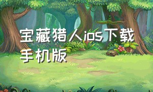 宝藏猎人ios下载手机版