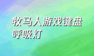 牧马人游戏键盘呼吸灯