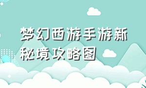 梦幻西游手游新秘境攻略图