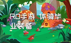 RO手游 体骑毕业装备