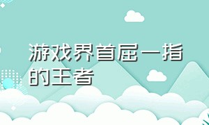 游戏界首屈一指的王者