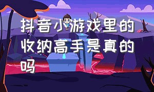 抖音小游戏里的收纳高手是真的吗